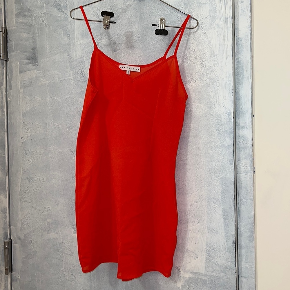 Endless ROSE SLIP DRESS SIZE SMALL/ ORANGE COLOR